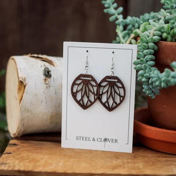 Worsley Petite Wooden Earrings